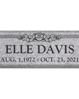 30″ x 12″ x 6″ Pillow Marker Headstone
