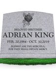 20″ x 10″ x 16″ Slant Headstone