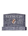 42″ x 6″ x 24″ Upright Headstone with 54″ Base