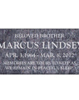 24″ x 12″ x 4″ Flat Headstone