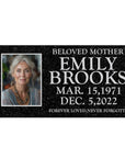 16″ x 8″ x 3″ Flat Headstone