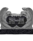 50″ x 8″ x 30″ Double Angel & Heart with 60” base