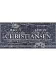 36″ x 14″ x 4″ Flat Granite Headstone