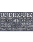 24″ x 12″ x 4″ Flat Headstone