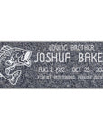 36″ x 14″ x 4″ Flat Granite Headstone