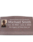 36″ x 10″ x 16″ Slant Headstone