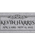 24″ x 12″ x 6″ Pillow Marker Headstone