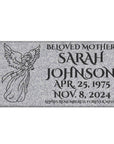20" x 10" x 3" Flat Headstone