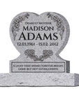 24″ x 6″ x 26″ Single Heart with 36” base
