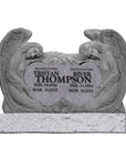 50″ x 8″ x 30″ Double Angel & Heart with 60” base