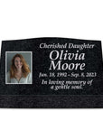 30″ x 10″ x 16″ Slant Headstone