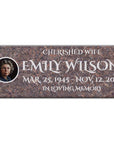 36″ x 14″ x 4″ Flat Granite Headstone