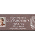 36″ x 14″ x 4″ Flat Granite Headstone