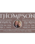 24″ x 12″ x 6″ Pillow Marker Headstone