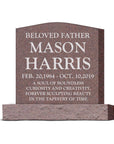 24″ x 6″ x 24″ Upright Headstone with 36" Base