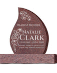26″ x 6″ x 36″ Tear Drop with 36” base