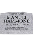 30″ x 10″ x 16″ Slant Headstone