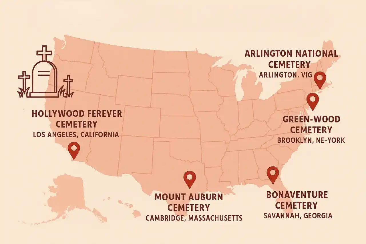 Most Visited Cemeteries in the US (With Annual Visitor Counts - 2025 Data)