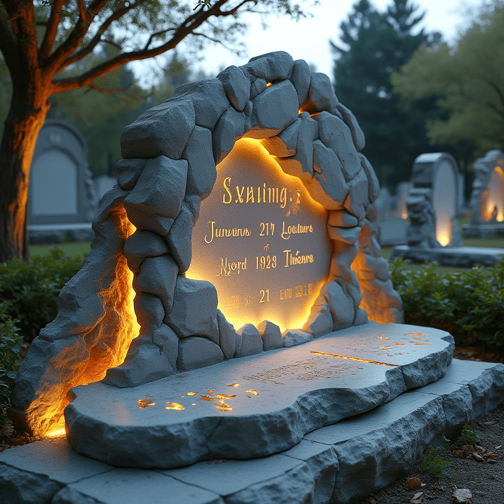 Innovative Tombstone Design: Creating Memorials That Change with the S