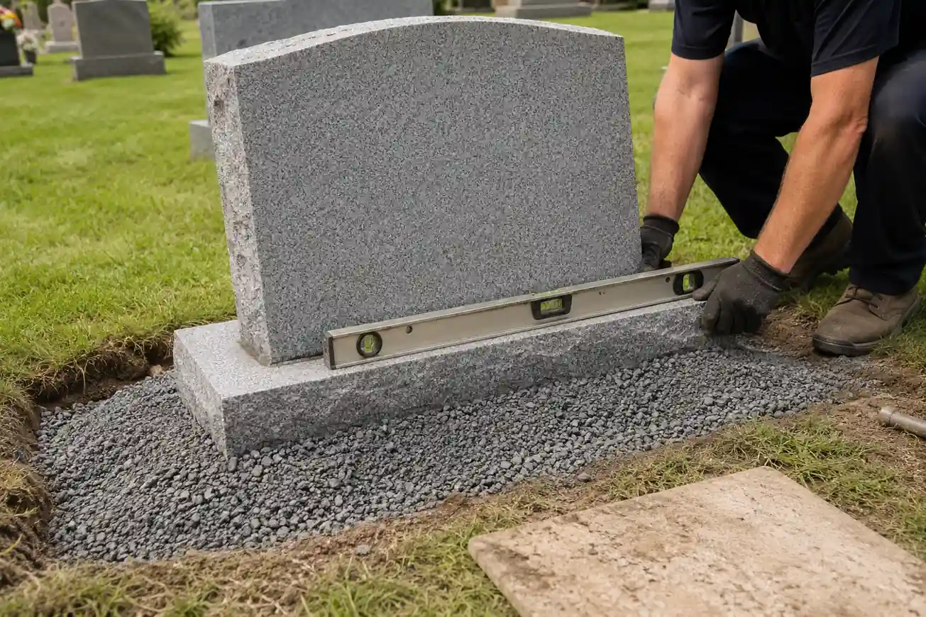 Can a Headstone Be Releveled After It Sinks