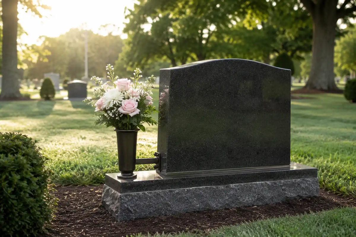 Can You Add a Vase to an Existing Headstone?