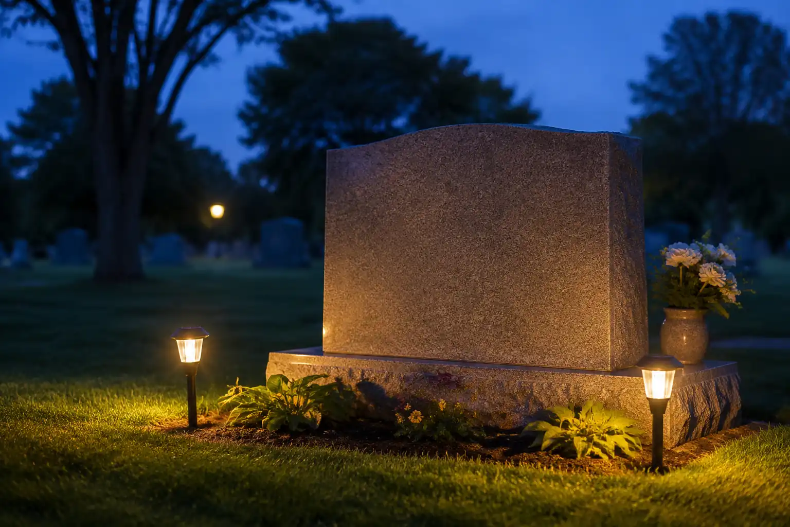 Can You Put Solar Lights Near a Headstone? What to Know