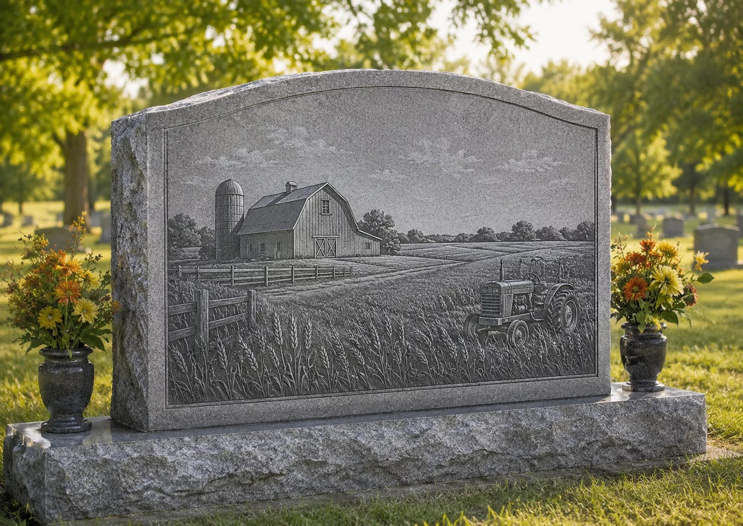 Farming Scene Designs for Headstones Explained Simply