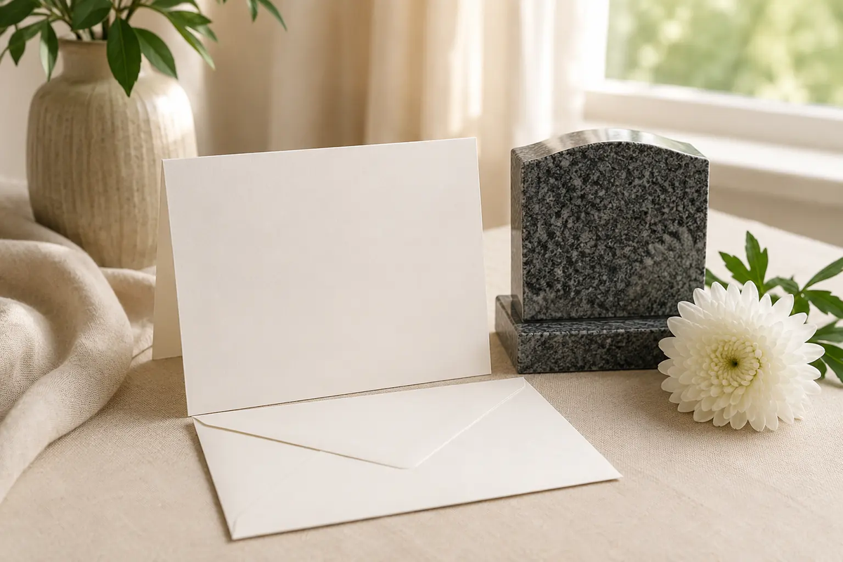 Should You Mention the Headstone in a Memorial Announcement?