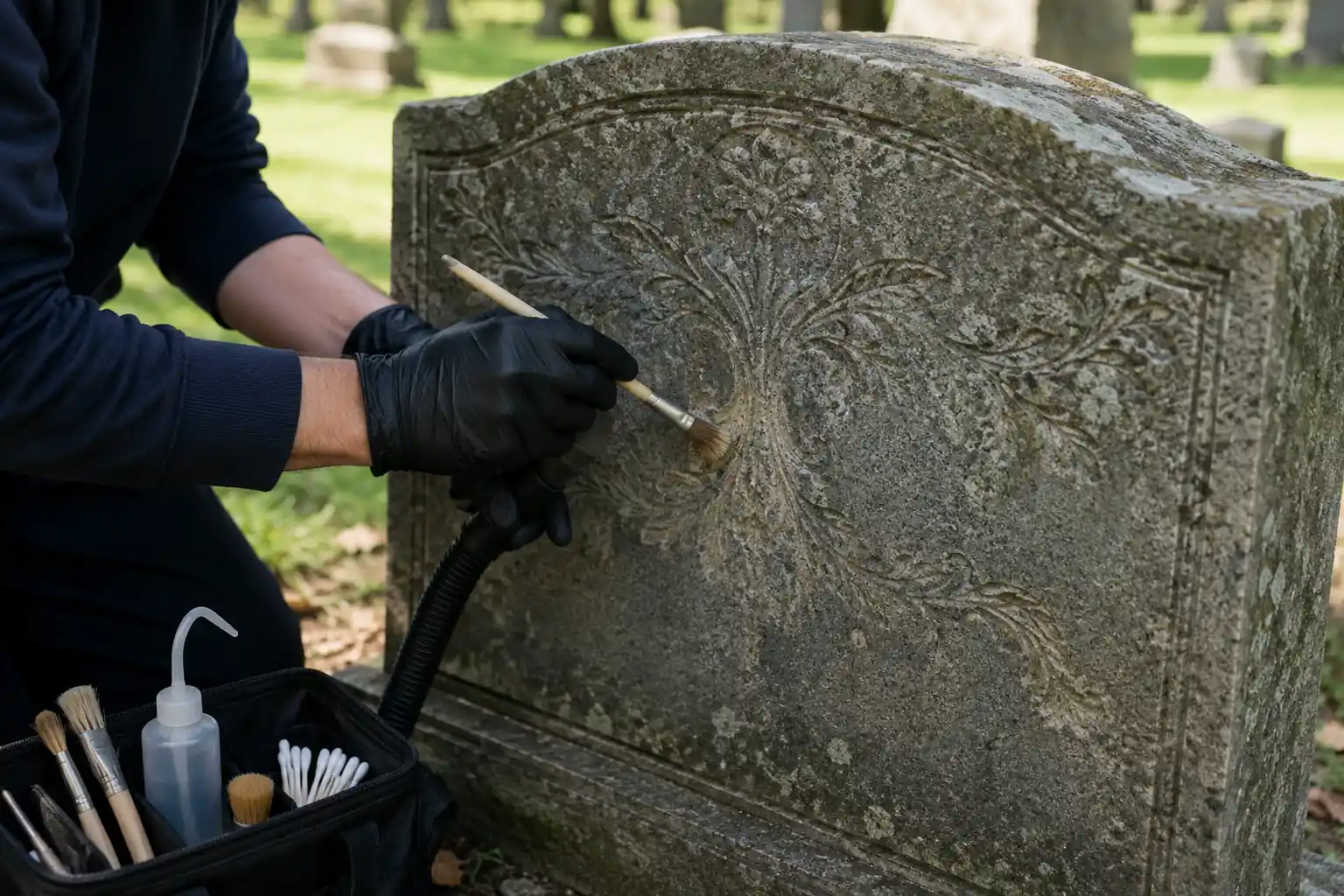 What Causes Headstone Lettering to Fade and How to Fix It
