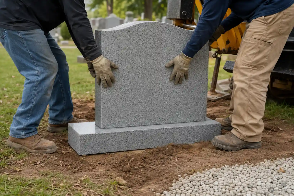 Who Is Responsible for Installing a Headstone Bought Online
