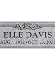 30″ x 12″ x 6″ Pillow Marker Headstone