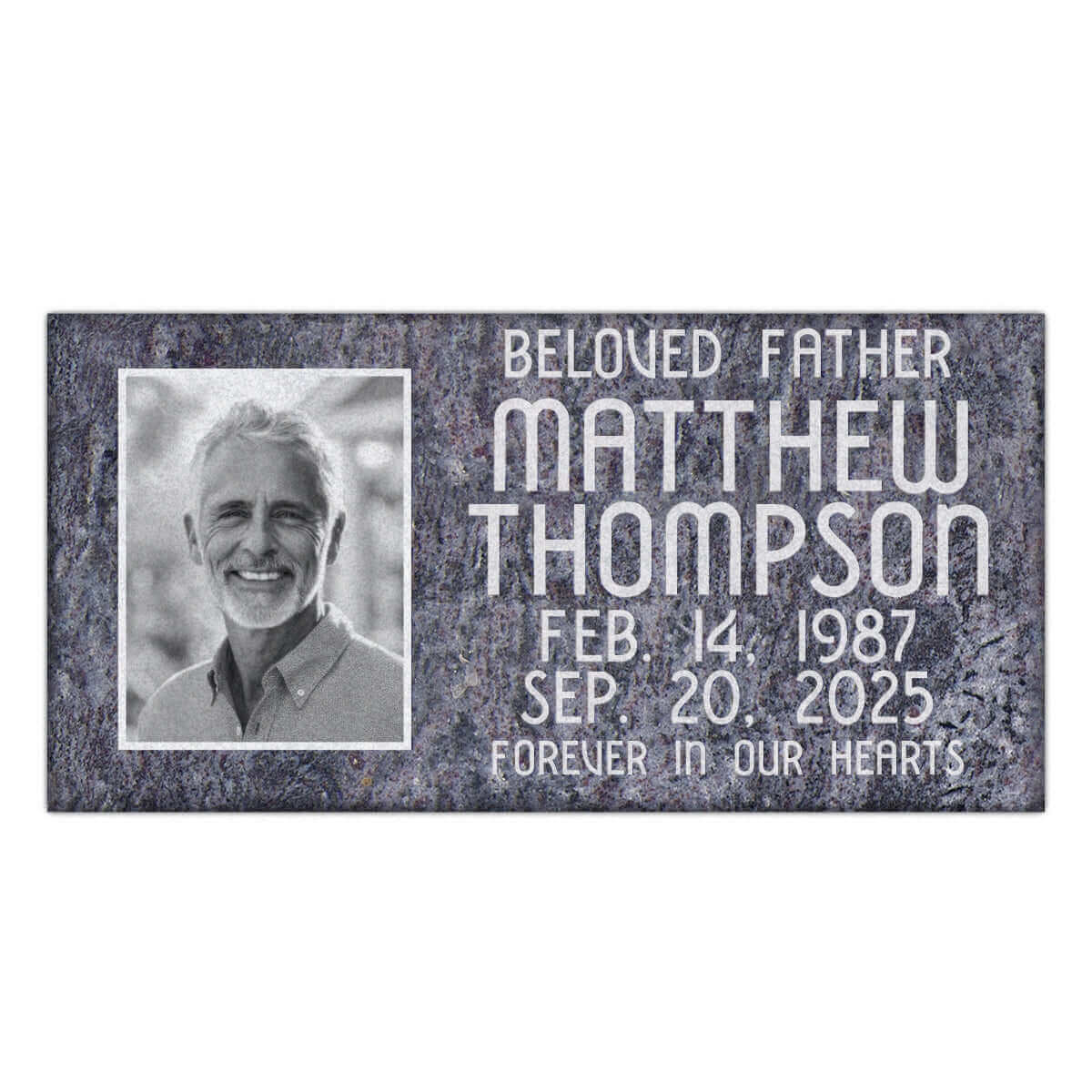 20″ x 10″ x 6″ Pillow Marker Headstone