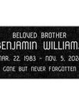 28″ x 16″ x 4″ Flat Headstone