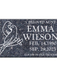 28″ x 16″ x 4″ Flat Headstone