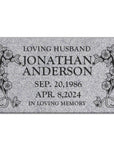 28″ x 16″ x 4″ Flat Headstone