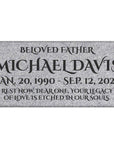 20″ x 10″ x 6″ Pillow Marker Headstone