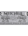 30″ x 12″ x 6″ Pillow Marker Headstone