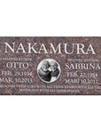 24″ x 12″ x 4″ Flat Headstone