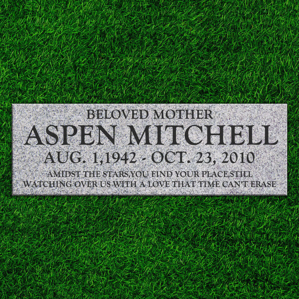 36″ x 12″ x 6″ Pillow Marker Headstone For Sale | Signature Headstones