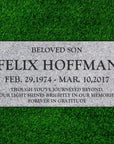 20″ x 10″ x 6″ Pillow Marker Headstone