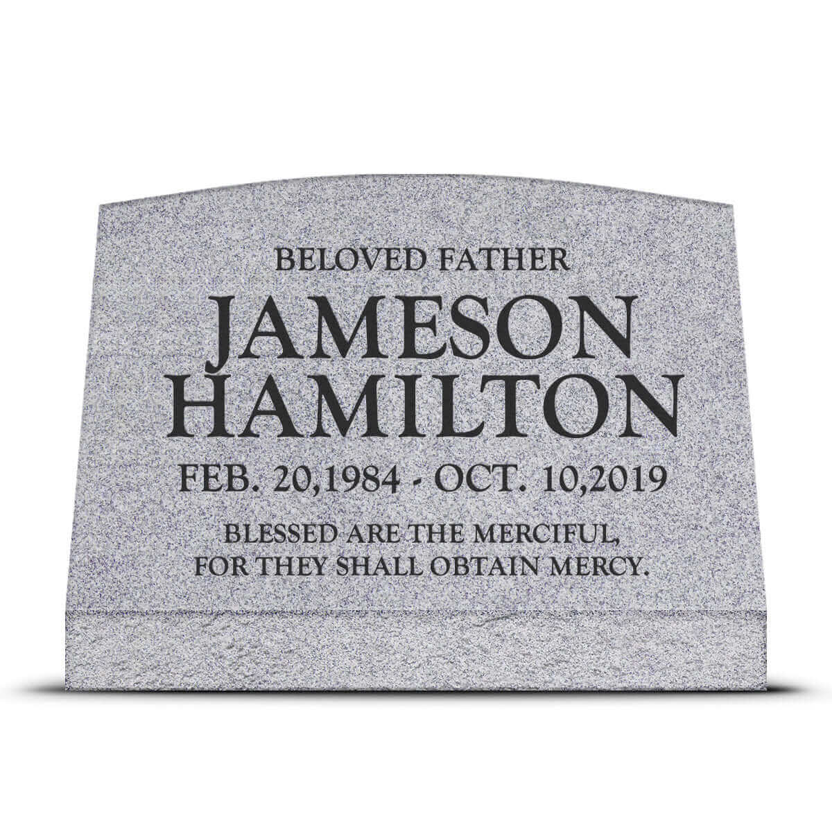 24″ x 10″ x 16″ Slant Headstone