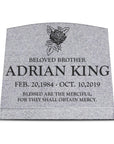 20″ x 10″ x 16″ Slant Headstone